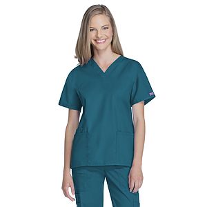 Cherokee - Workwear Originals - Women's V-Neck Top