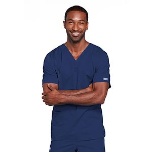 Cherokee - Workwear Core Stretch - Unisex Four-Pocket V-Neck Top