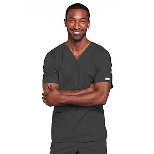 Cherokee - Workwear Core Stretch - Unisex Four-Pocket V-Neck Top