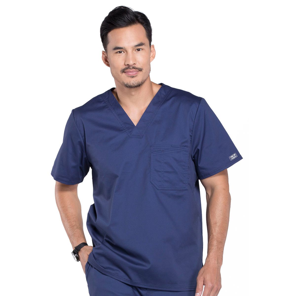 Cherokee - Workwear Core Stretch - Men's Tuckable V-Neck Top