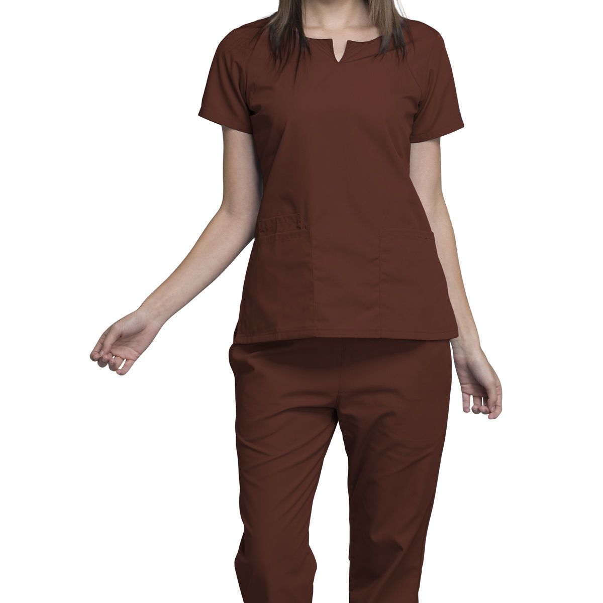 Cherokee workwear originals 4824 women's round neck top Brandextenders