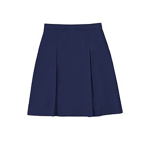 Classroom Uniforms - Girls' Adjustable Longer Length Kick Pleat Skirt