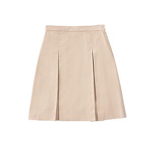Classroom Uniforms - Girls' Plus Adjustable Longer Length Kick Pleat Skirt
