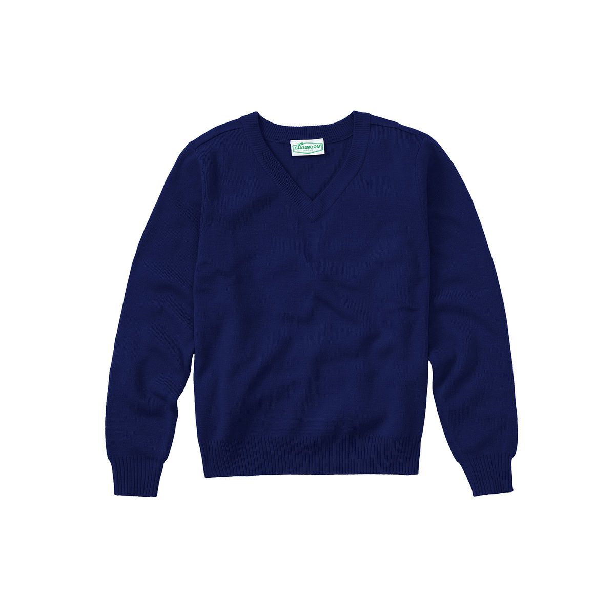Classroom Uniforms - Adult Unisex Long Sleeve V-Neck Sweater