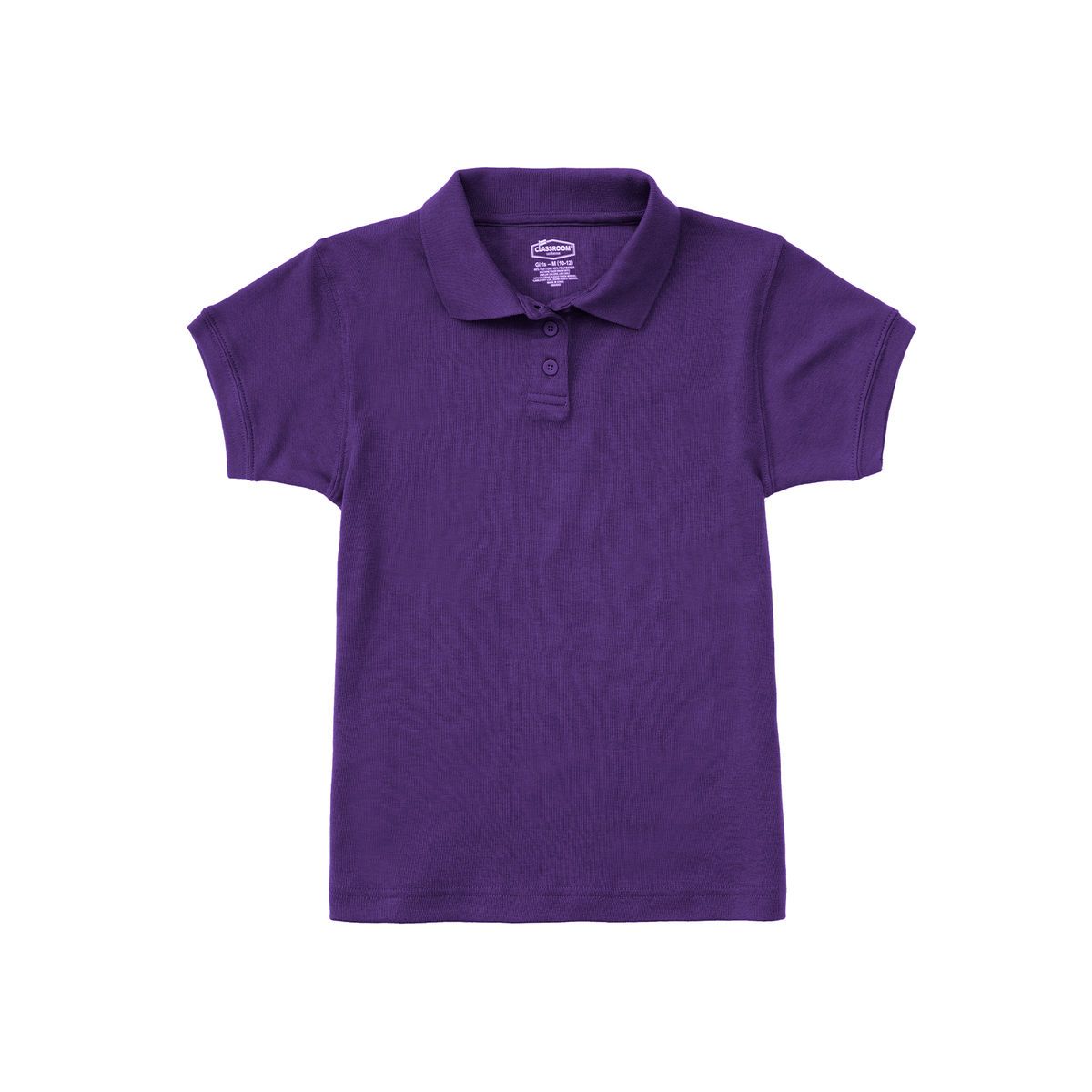 Promotional Classroom uniforms 58584 junior girls ss fitted interlock