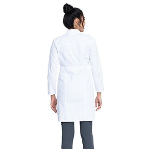 Dickies Medical - EDS Professional Whites - Women's Four-Pocket 37" Full-Length Lab Coat