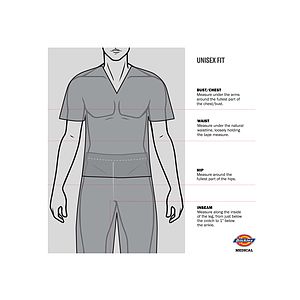 Dickies Medical - EDS Professional Whites - Unisex Three-Pocket 40" Full-Length Lab Coat