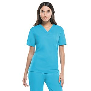 Dickies Medical - EDS Signature - Unisex 1-Pocket Tuckable V-Neck Top