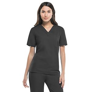 Dickies Medical - EDS Signature - Unisex 1-Pocket Tuckable V-Neck Top