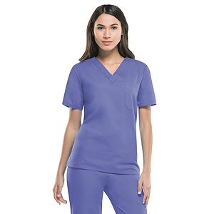 Dickies Medical - EDS Signature - Unisex 1-Pocket Tuckable V-Neck Top