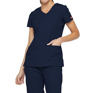 Dickies Medical - EDS Signature - Women's 4-Pocket V-Neck Top