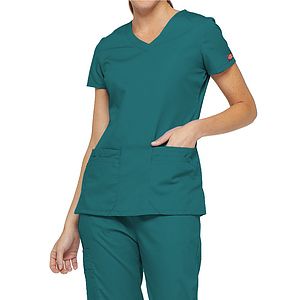 Dickies Medical - EDS Signature - Women's 4-Pocket V-Neck Top