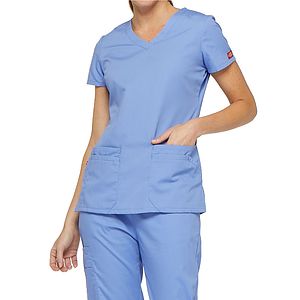 Dickies Medical - EDS Signature - Women's 4-Pocket V-Neck Top