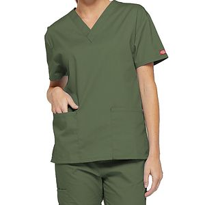 Dickies Medical - EDS Signature - Women's 3-Pocket V-Neck Top
