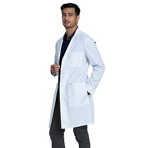 Cherokee - Project Lab - Unisex Three-Pocket 38" Full-Length Lab Coat