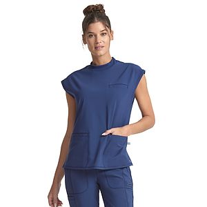 Infinity - Women's 4-Pocket Mock Neck Top