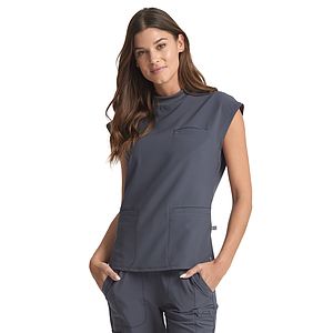 Infinity - Women's 4-Pocket Mock Neck Top