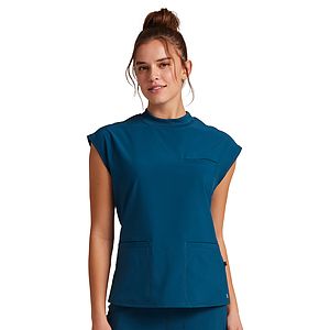 Infinity - Women's 4-Pocket Mock Neck Top