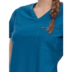 Cherokee - Form - Women's 1-Pocket Tuckable V-Neck Top