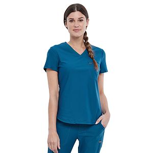 Cherokee - Form - Women's 1-Pocket Tuckable V-Neck Top