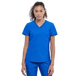 Cherokee - Form - Women's 1-Pocket Tuckable V-Neck Top