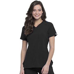 Infinity - Women's 2 Pocket Princess Seams V-Neck Top