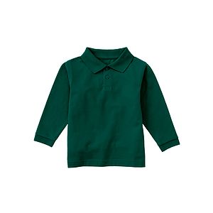 Classroom Uniforms - Children's Unisex Long Sleeve Pique Polo