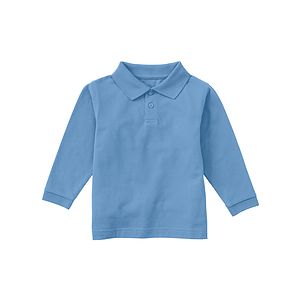 Classroom Uniforms - Children's Unisex Long Sleeve Pique Polo
