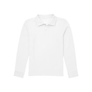 Classroom Uniforms - Children's Unisex Long Sleeve Pique Polo