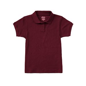 Classroom Uniforms - Junior Girls' Short Sleeve Fitted Interlock Polo