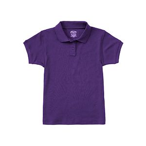 Classroom Uniforms - Junior Girls' Short Sleeve Fitted Interlock Polo