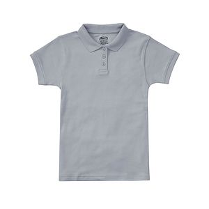 Classroom Uniforms - Junior Girls' Short Sleeve Fitted Interlock Polo