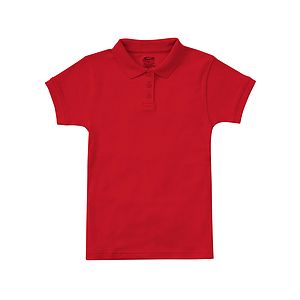 Classroom Uniforms - Junior Girls' Short Sleeve Fitted Interlock Polo