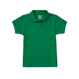 Classroom Uniforms - Junior Girls' Short Sleeve Fitted Interlock Polo