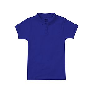 Classroom Uniforms - Junior Girls' Short Sleeve Fitted Interlock Polo