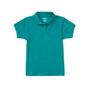 Classroom Uniforms - Junior Girls' Short Sleeve Fitted Interlock Polo