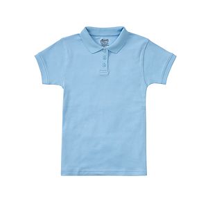 Classroom Uniforms - Girls' Short Sleeve Fitted Interlock Polo
