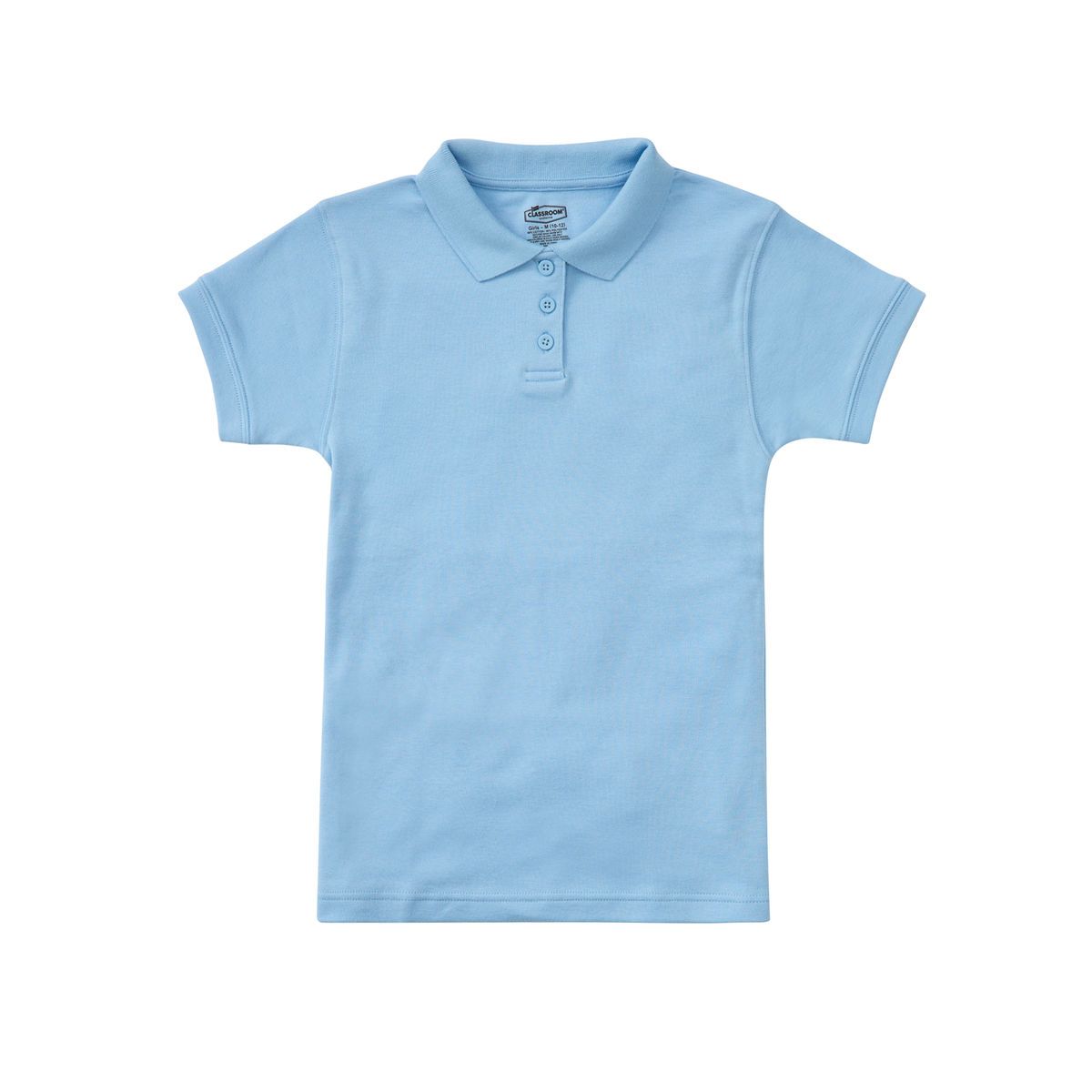 Classroom Uniforms - Girls' Short Sleeve Fitted Interlock Polo