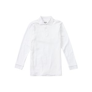 Classroom Uniforms - Youth Long Sleeve Interlock Polo