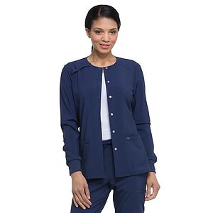 Dickies Medical - EDS Essentials - Women's 2-Pocket Snap Front Jacket