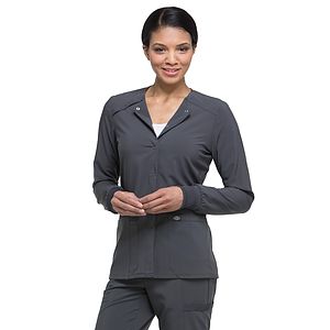 Dickies Medical - EDS Essentials - Women's 2-Pocket Snap Front Jacket