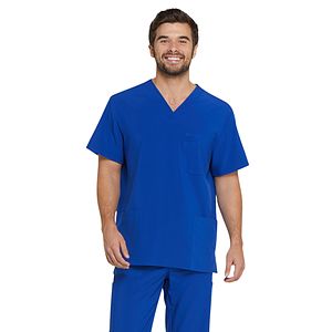 Dickies Medical - EDS Essentials - Men's Four-Pocket V-Neck Top