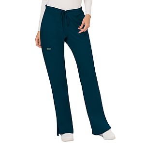 Cherokee - Workwear Revolution - Mid Rise Moderate Flare Drawstring Pant