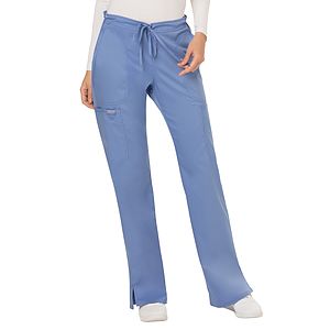 Cherokee - Workwear Revolution - Mid Rise Moderate Flare Drawstring Pant