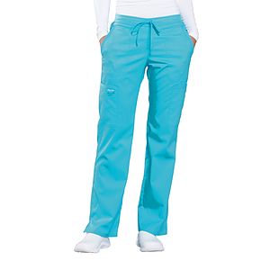 Cherokee - Workwear Revolution - Mid Rise Moderate Flare Drawstring Pant