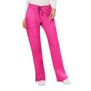 Cherokee - Workwear Revolution - Mid Rise Moderate Flare Drawstring Pant