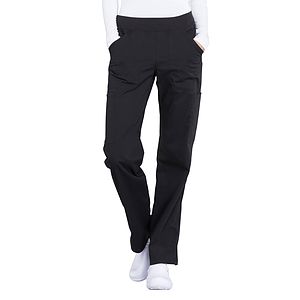 Cherokee - Workwear Professionals - Mid Rise Straight Leg Pull-on Cargo Pant