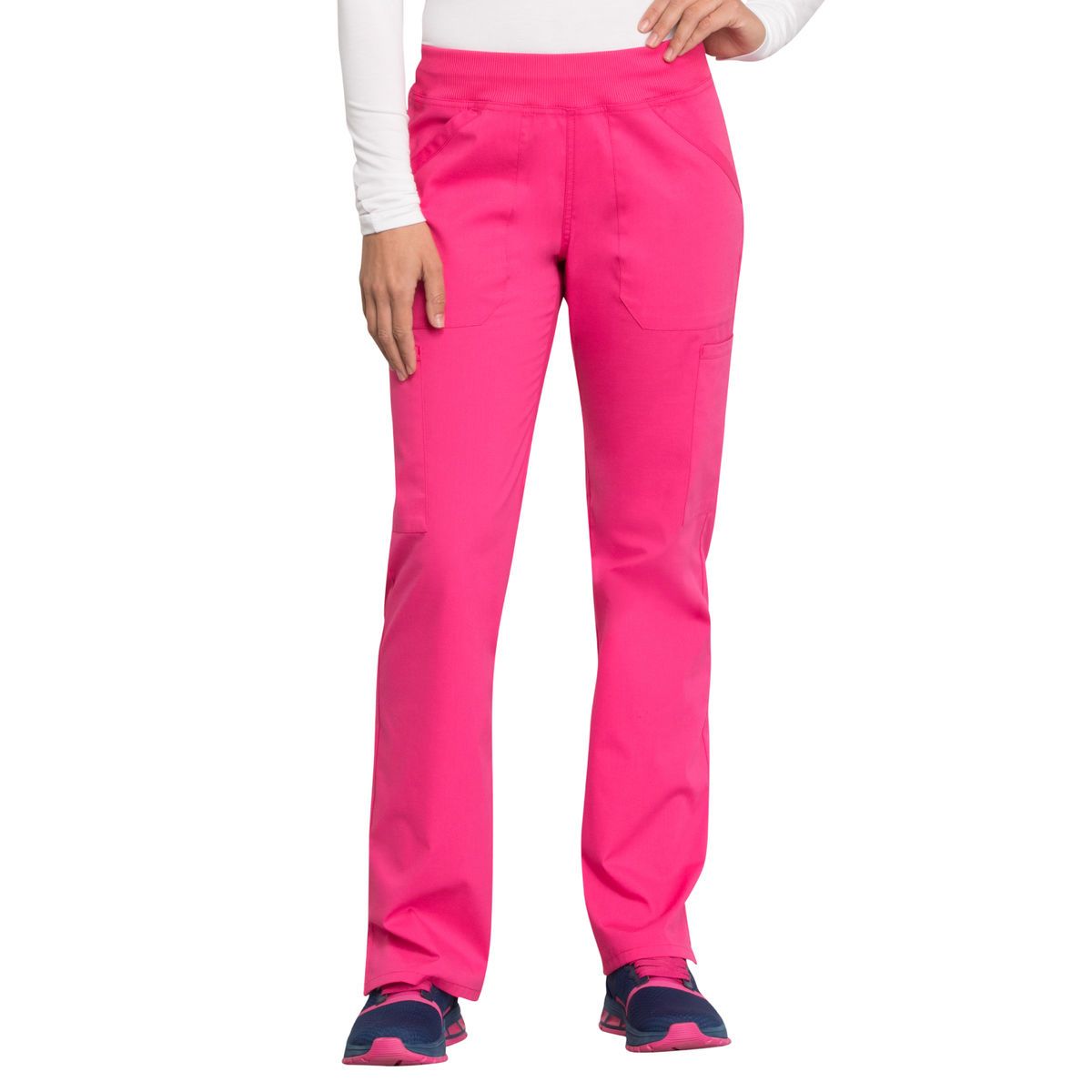 Cherokee - Workwear Professionals - Mid Rise Straight Leg Pull-on Cargo Pant