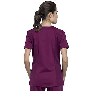 Cherokee - Workwear Revolution - Women's 3-Pocket Round Neck Top