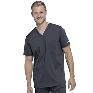 Cherokee - Workwear Revolution - Men's 2-Pocket V-Neck Top